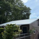 Home with a freshly installed roof