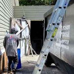 Titan Roofing technician on the job