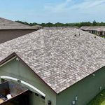 Houses with shingle roofing