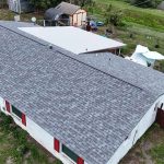 New shingle roof added to the house